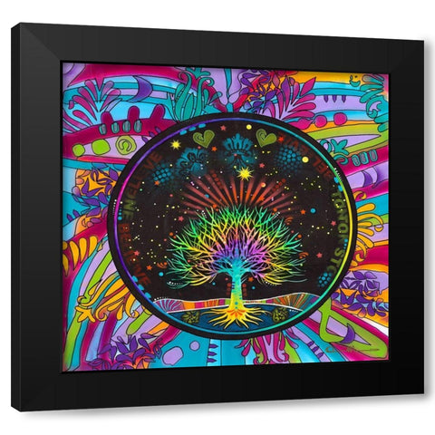Believe One Black Modern Wood Framed Art Print by Dean Russo Collection