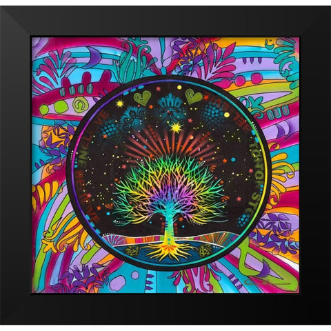 Believe One Black Modern Wood Framed Art Print by Dean Russo Collection