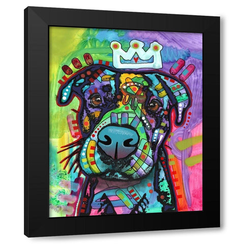 Big Mush Black Modern Wood Framed Art Print by Dean Russo Collection