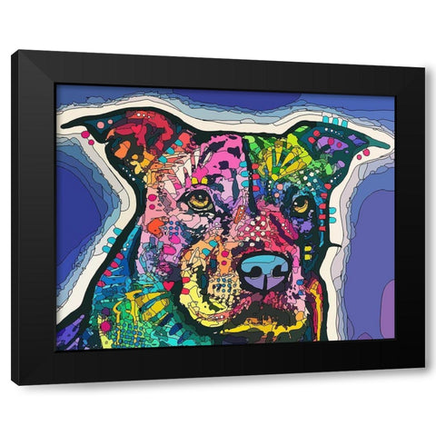 Life and Love Black Modern Wood Framed Art Print with Double Matting by Dean Russo Collection