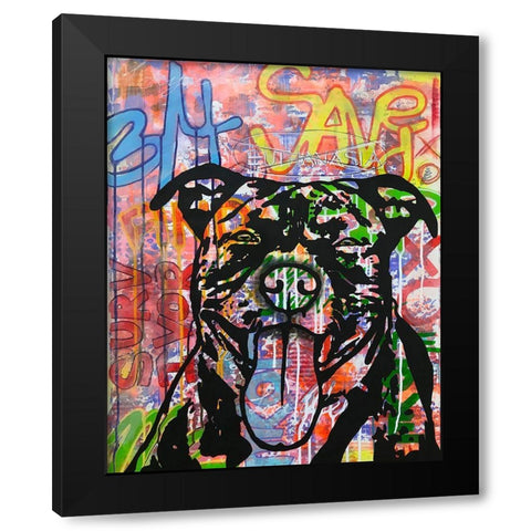 Survivor Black Modern Wood Framed Art Print by Dean Russo Collection