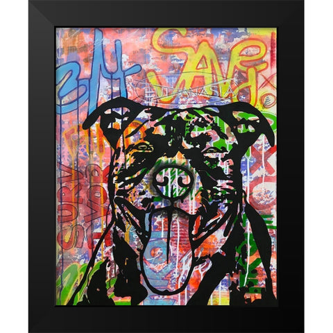 Survivor Black Modern Wood Framed Art Print by Dean Russo Collection