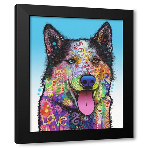 Yukon Black Modern Wood Framed Art Print with Double Matting by Dean Russo Collection