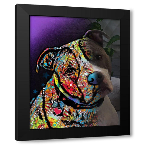 Jane Tyler Black Modern Wood Framed Art Print by Dean Russo Collection