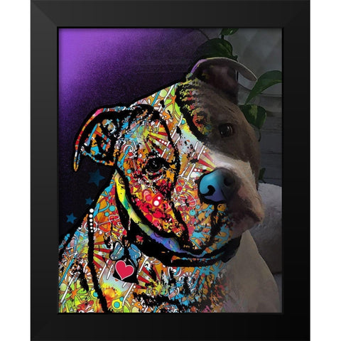 Jane Tyler Black Modern Wood Framed Art Print by Dean Russo Collection