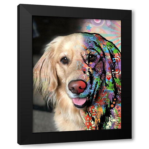 Lisa Calahan Black Modern Wood Framed Art Print by Dean Russo Collection