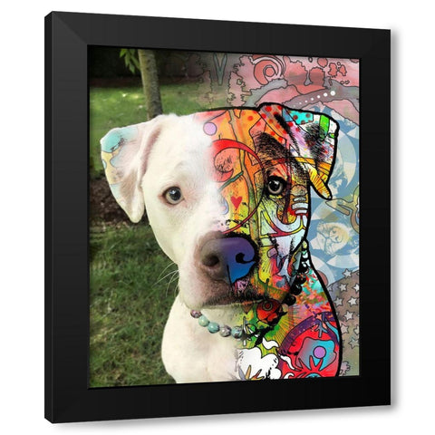 Lorisa Vellone Black Modern Wood Framed Art Print by Dean Russo Collection