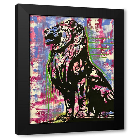 Regal Black Modern Wood Framed Art Print with Double Matting by Dean Russo Collection