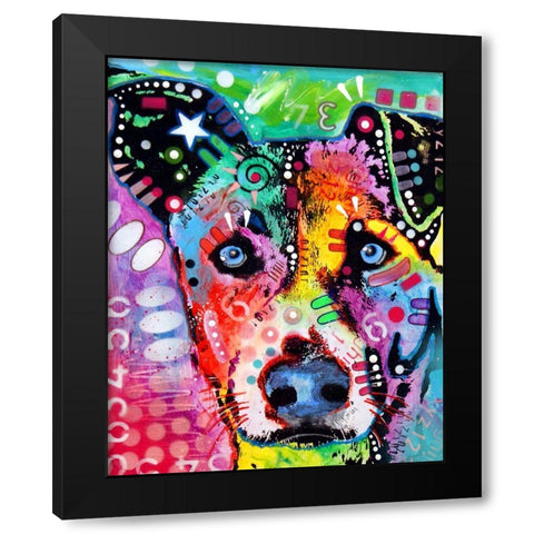 Flipped Black Modern Wood Framed Art Print with Double Matting by Dean Russo Collection