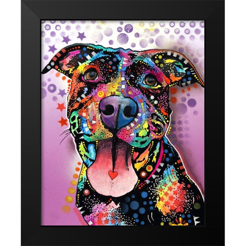 Ms Understood Black Modern Wood Framed Art Print by Dean Russo Collection