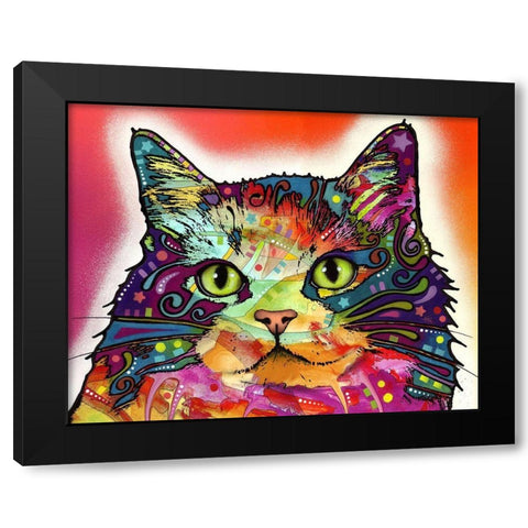 Ragamuffin Black Modern Wood Framed Art Print with Double Matting by Dean Russo Collection