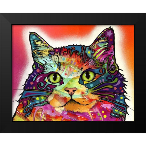 Ragamuffin Black Modern Wood Framed Art Print by Dean Russo Collection