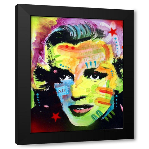 Marilyn Monroe I Black Modern Wood Framed Art Print by Dean Russo Collection