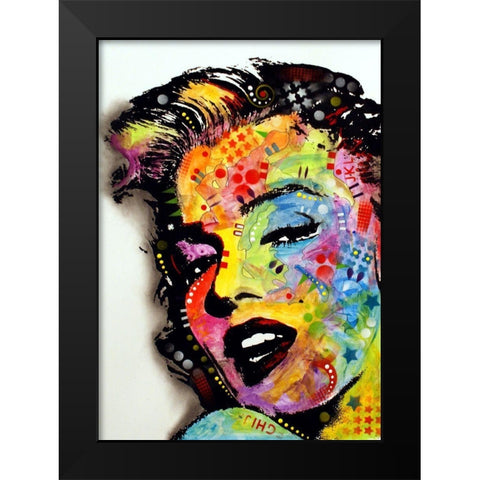 Marilyn Monroe II Black Modern Wood Framed Art Print by Dean Russo Collection