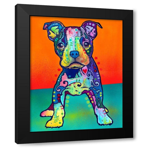 On My Own Black Modern Wood Framed Art Print with Double Matting by Dean Russo Collection