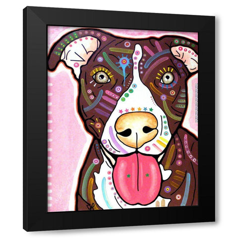 Bliss Black Modern Wood Framed Art Print by Dean Russo Collection