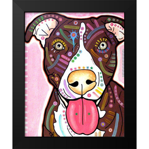 Bliss Black Modern Wood Framed Art Print by Dean Russo Collection