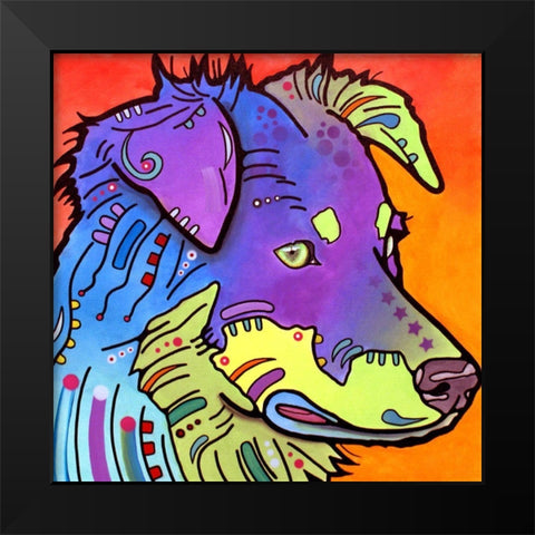 Within Black Modern Wood Framed Art Print by Dean Russo Collection