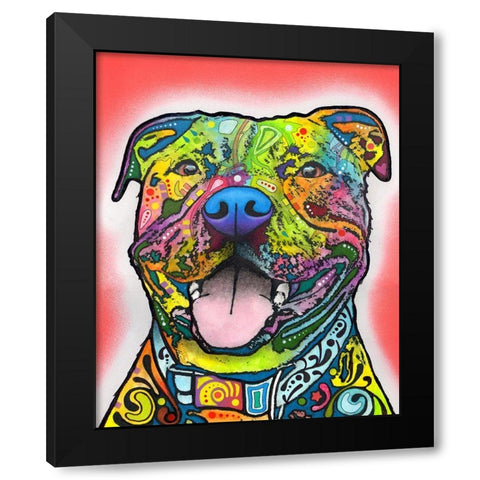 Blanche Black Modern Wood Framed Art Print by Dean Russo Collection