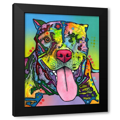 Rooster Black Modern Wood Framed Art Print by Dean Russo Collection