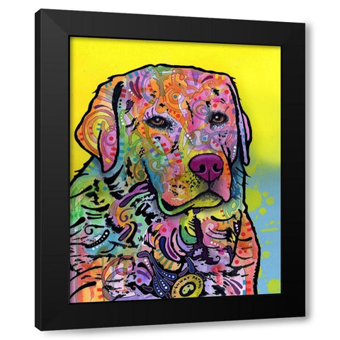 Goose Black Modern Wood Framed Art Print by Dean Russo Collection