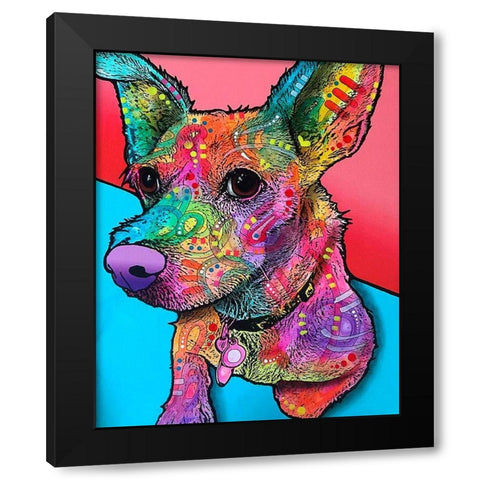 Jack Black Modern Wood Framed Art Print with Double Matting by Dean Russo Collection