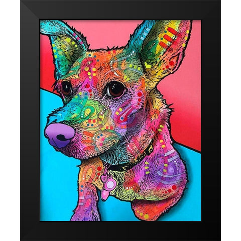 Jack Black Modern Wood Framed Art Print by Dean Russo Collection