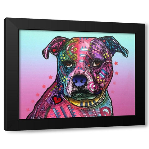 Melt My Heart Black Modern Wood Framed Art Print by Dean Russo Collection