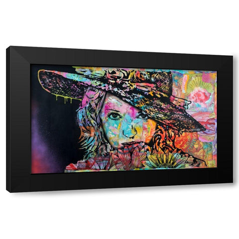 Venus Black Modern Wood Framed Art Print by Dean Russo Collection