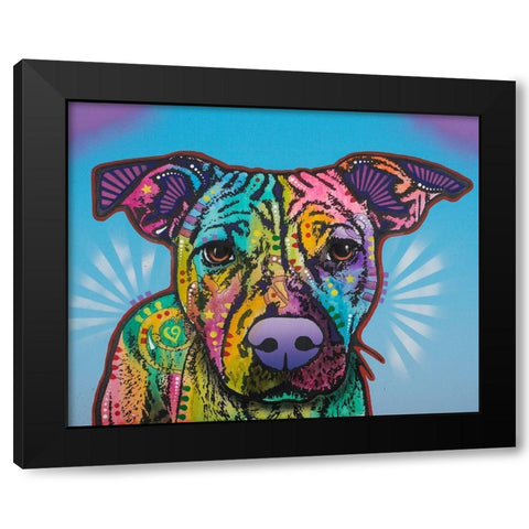 Roo Black Modern Wood Framed Art Print by Dean Russo Collection