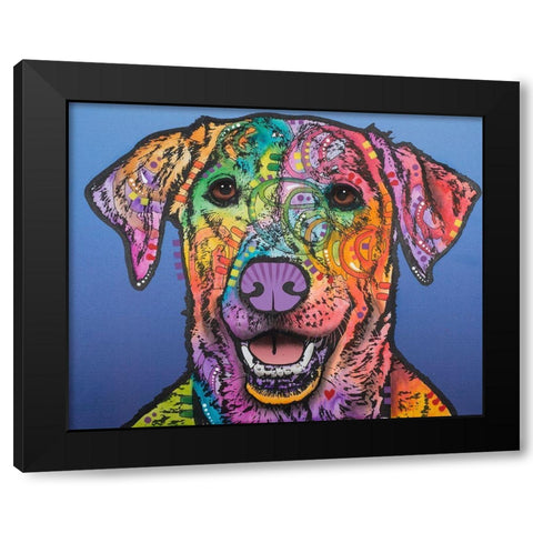 Rocco  Black Modern Wood Framed Art Print by Dean Russo Collection