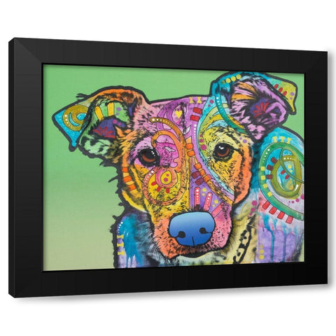 Fina Custom Black Modern Wood Framed Art Print by Dean Russo Collection