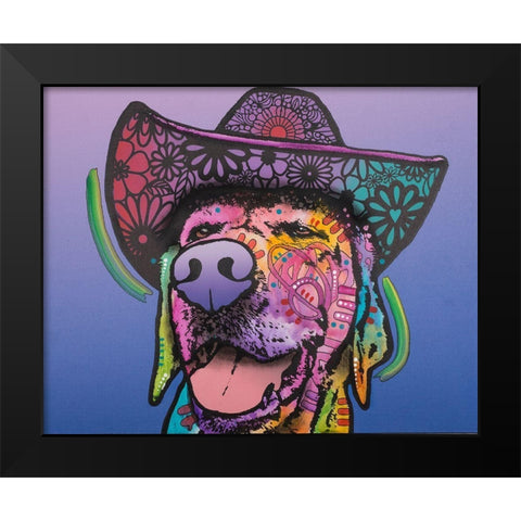 Penelope Black Modern Wood Framed Art Print by Dean Russo Collection
