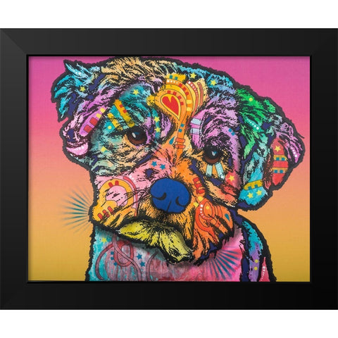 Quincy-004 Black Modern Wood Framed Art Print by Dean Russo Collection