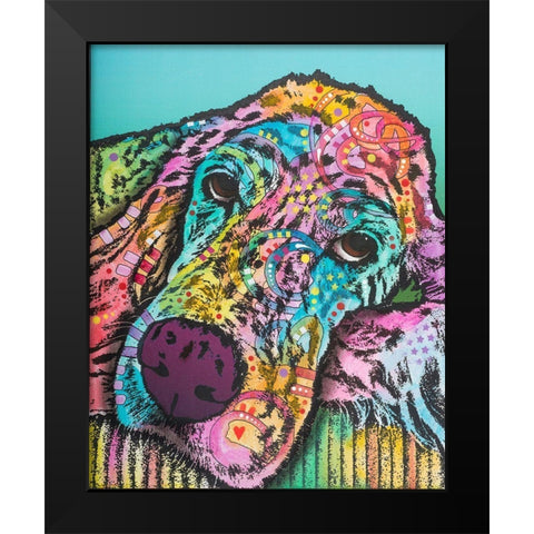 Sadie-005 Black Modern Wood Framed Art Print by Dean Russo Collection