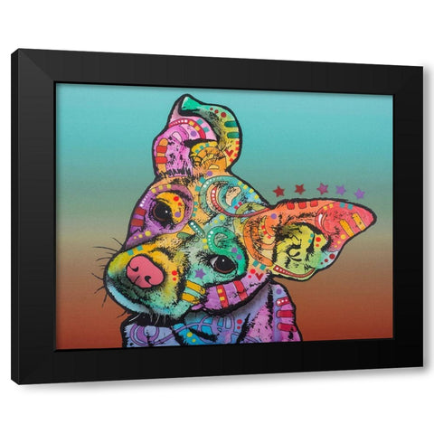 Rigby Custom-3 Black Modern Wood Framed Art Print with Double Matting by Dean Russo Collection
