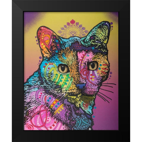 Sadie Custom-5 Black Modern Wood Framed Art Print by Dean Russo Collection