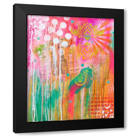 Dreaming of Jack Black Modern Wood Framed Art Print by Dean Russo Collection