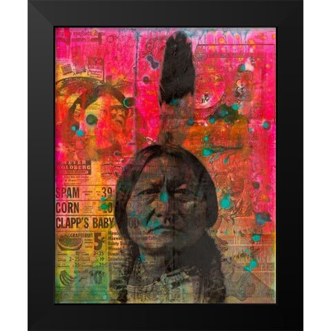 Harvest Black Modern Wood Framed Art Print by Dean Russo Collection