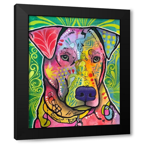 In the Details Black Modern Wood Framed Art Print by Dean Russo Collection