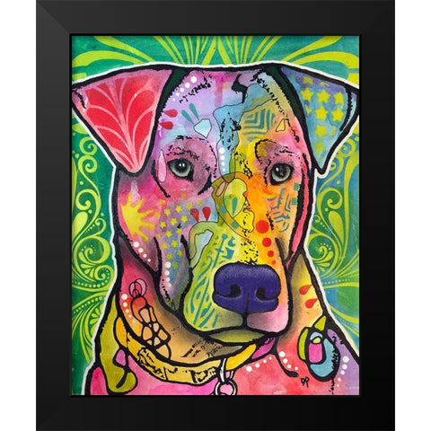 In the Details Black Modern Wood Framed Art Print by Dean Russo Collection