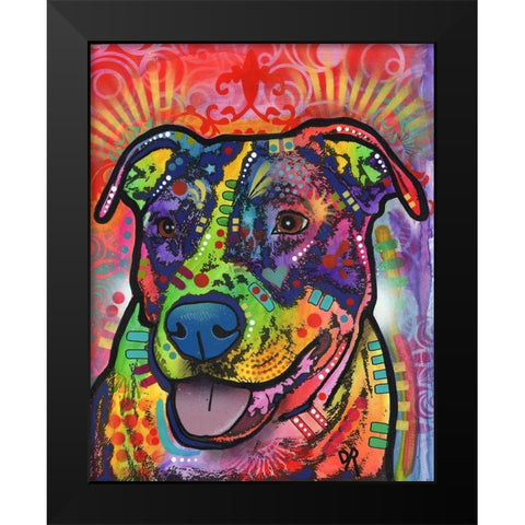 Dixie Black Modern Wood Framed Art Print by Dean Russo Collection