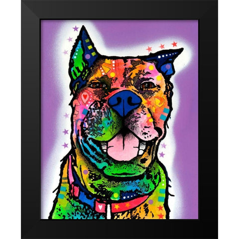 Kona Black Modern Wood Framed Art Print by Dean Russo Collection