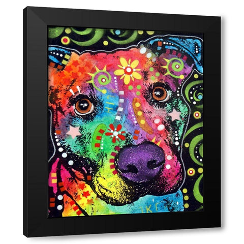 Passion Pit Black Modern Wood Framed Art Print with Double Matting by Dean Russo Collection
