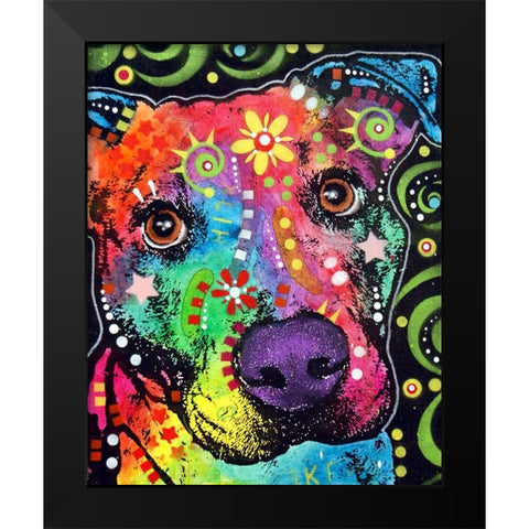 Passion Pit Black Modern Wood Framed Art Print by Dean Russo Collection