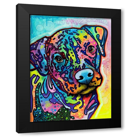 Pigeon Black Modern Wood Framed Art Print with Double Matting by Dean Russo Collection