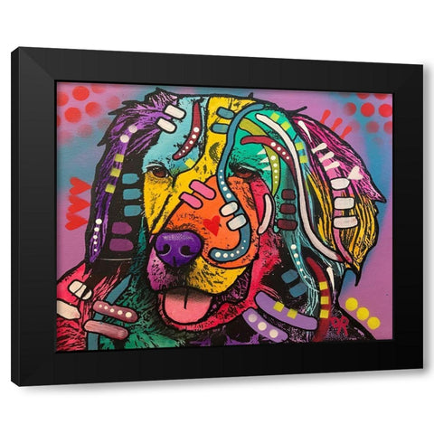 Nugget Black Modern Wood Framed Art Print with Double Matting by Dean Russo Collection