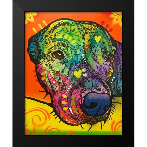 nikki Black Modern Wood Framed Art Print by Dean Russo Collection