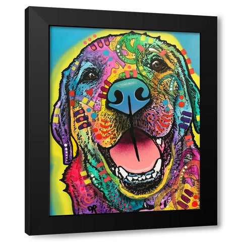 Rocky Black Modern Wood Framed Art Print with Double Matting by Dean Russo Collection