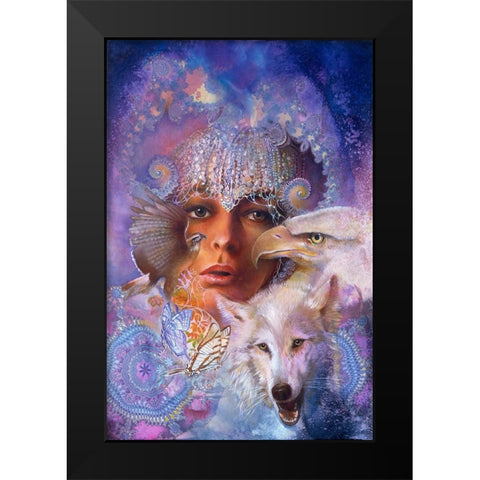 Artemis Black Modern Wood Framed Art Print by Lund, Denton